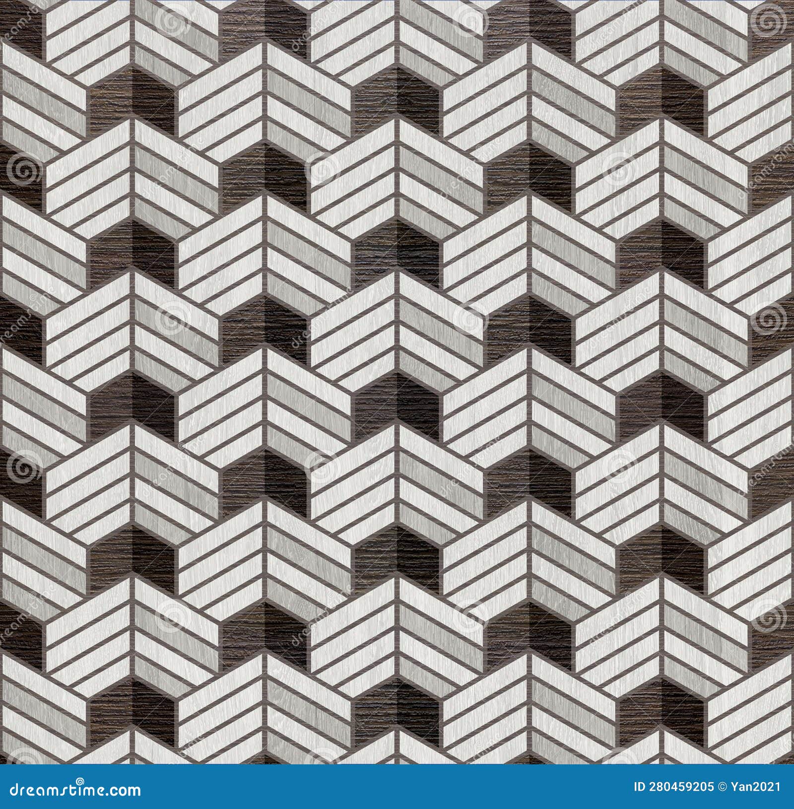 3d polygonal multi-colored graphics on a seamless wood surface technique.